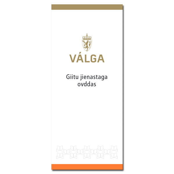 Bilde av Roll-up: Giitu jienastaga ovddas