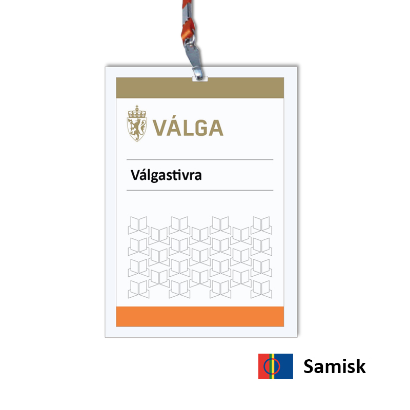 Bilde av Válgastivra - funksjonærkort