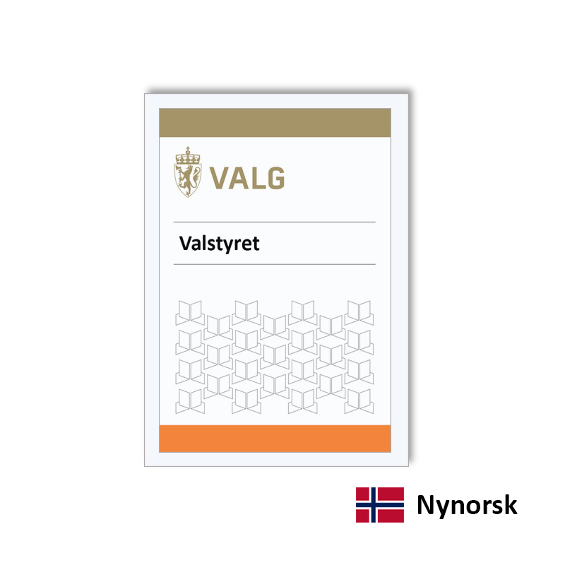 Bilde av Valstyret - funksjonærkort