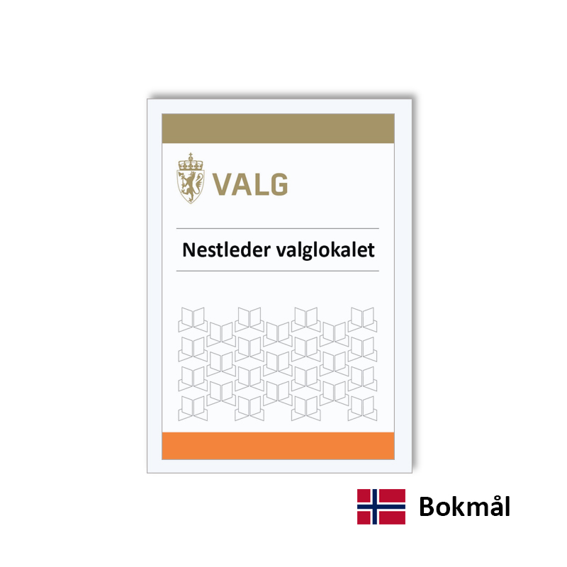 Bilde av Nestleder valglokalet - funksjonærkort