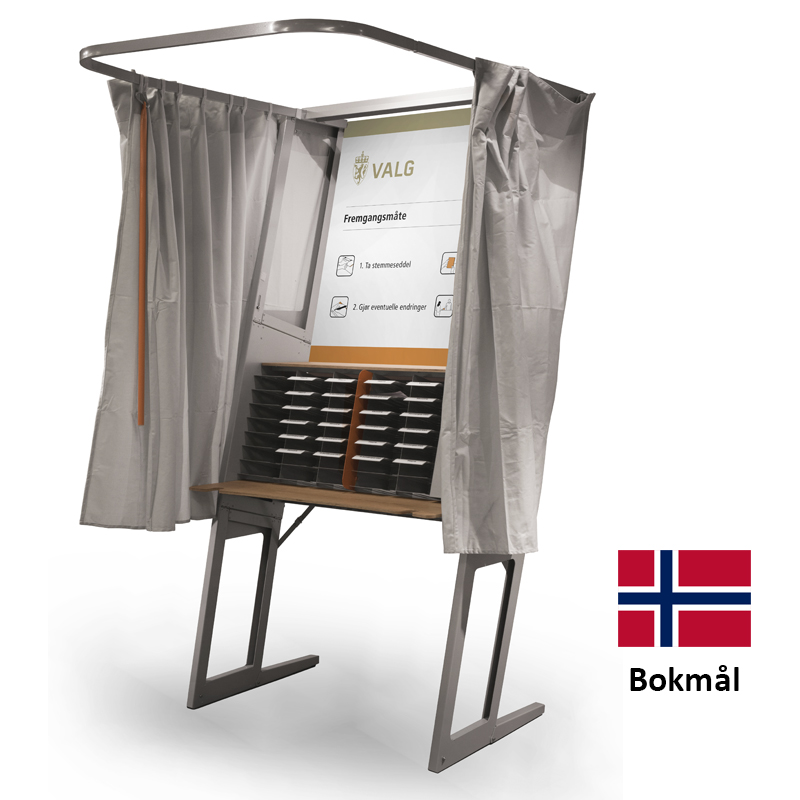 Bilde av Valgavlukke - bokmål - kompakt modell